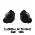 Black Samsung Galaxy Buds Core R410 earbuds with product wording