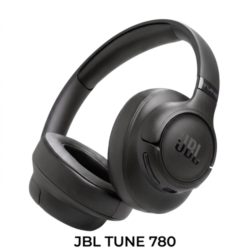 Black JBL TUNE 780 headphones with JBL TUNE 780 wording