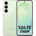 Samsung Galaxy S26 FE 256GB Pistachio, large front and back view